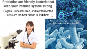 Probiotics image with text