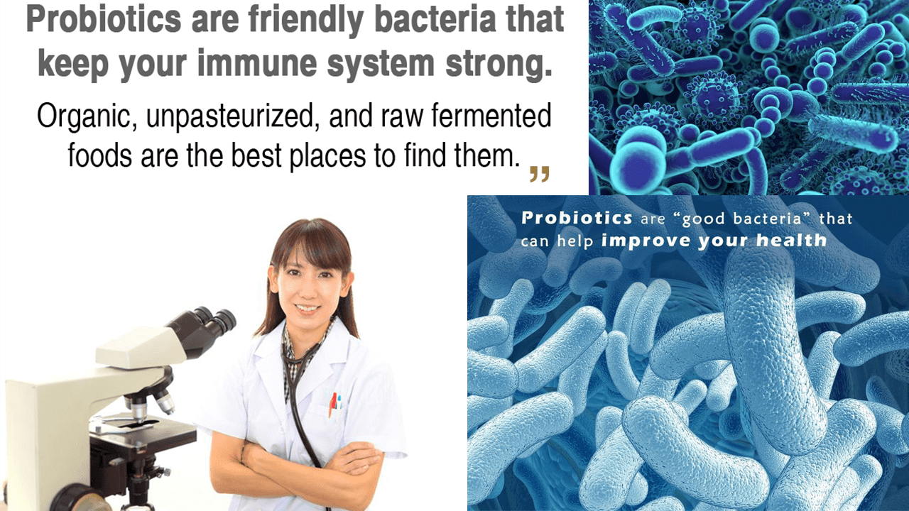 Probiotics image with text